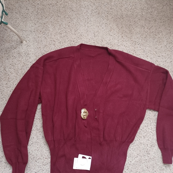 Gold Button Cardigan - Picture 5 of 5